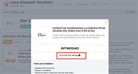 Dior優惠碼/折扣券/Dior Coupon Codes（2024年11月每日不斷更 